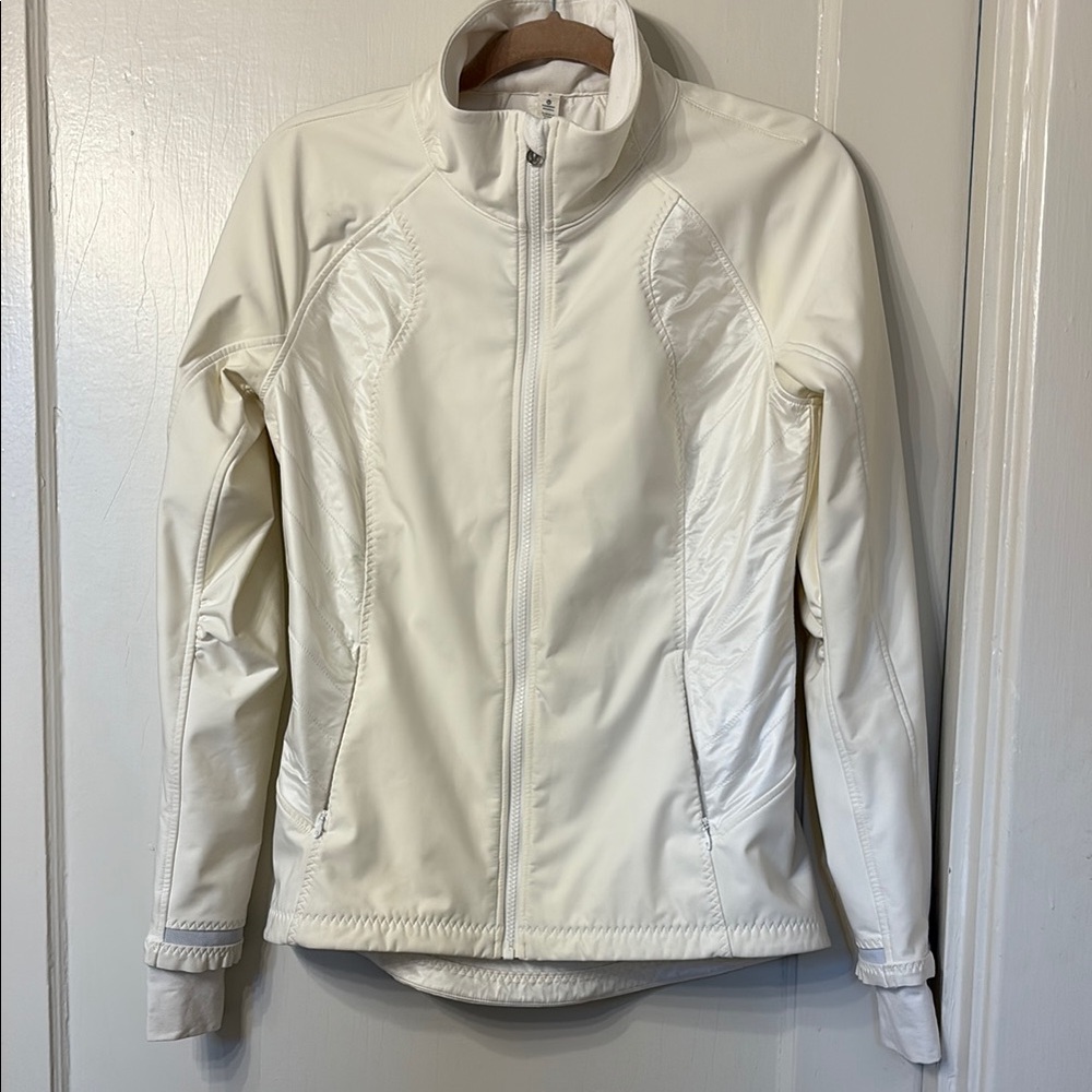 Lululemon Athletica White Winter Jacket Size 8